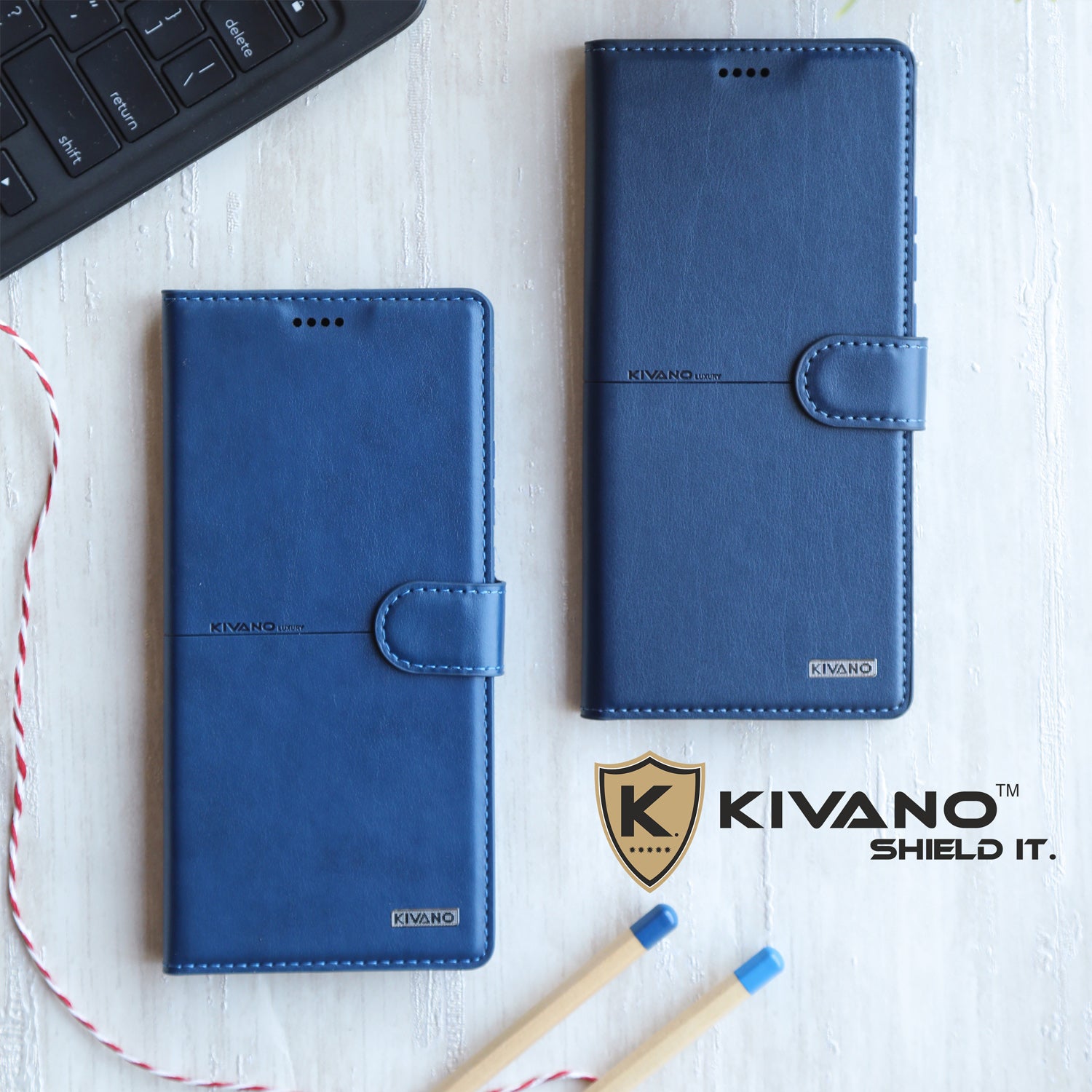 Realme A4 5G Leather Flip Cover And Case With Mobile Card Holder KIVANO FLIP