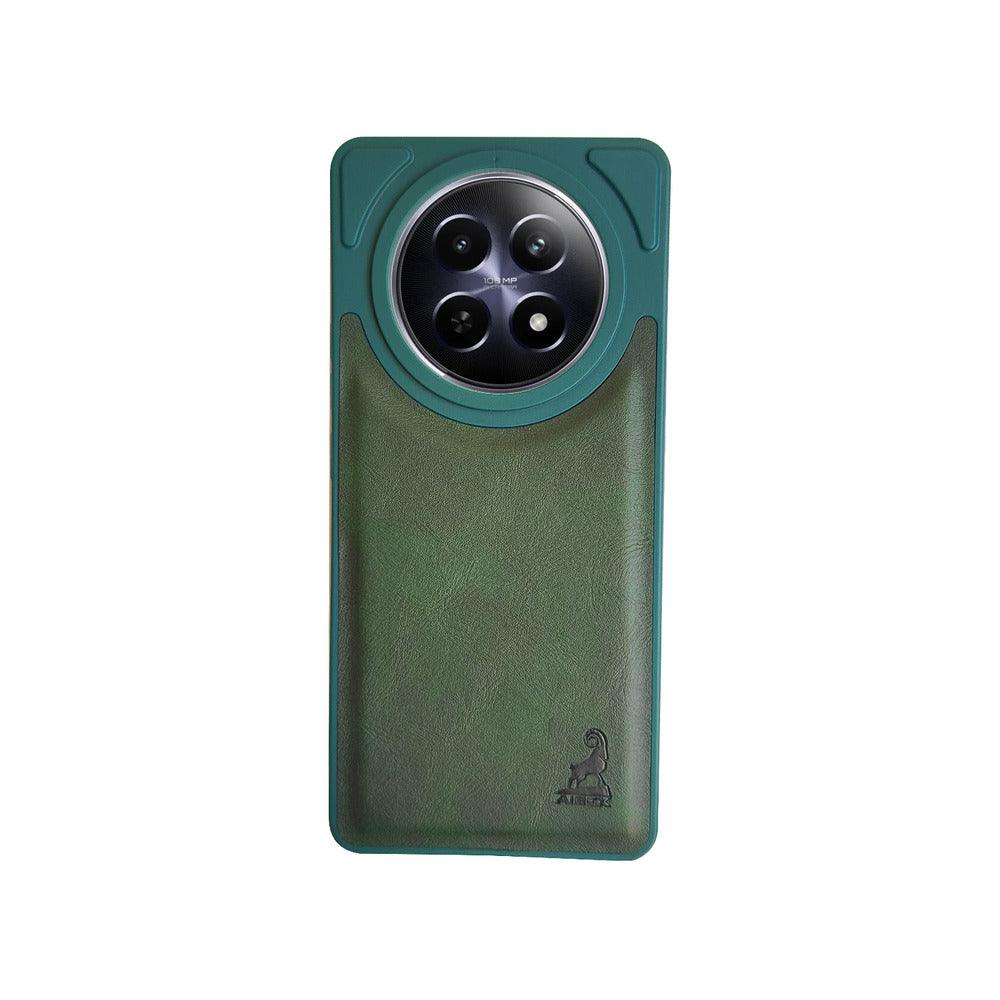 Aibex Shield Back Cover For Realme 12 5G | Vegan Leather - Aibex