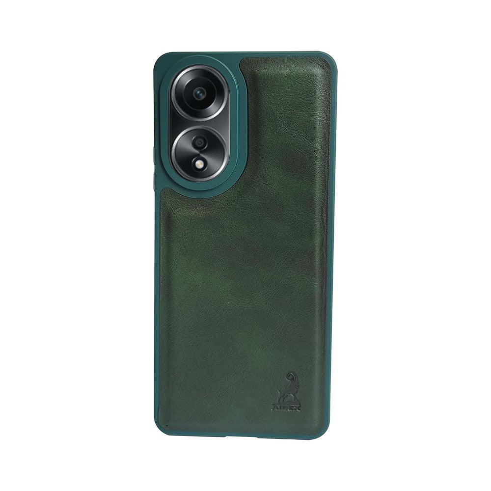 Aibex Shield Back Cover For Oppo A38 4G / Oppo A18 | Vegan Leather - Aibex