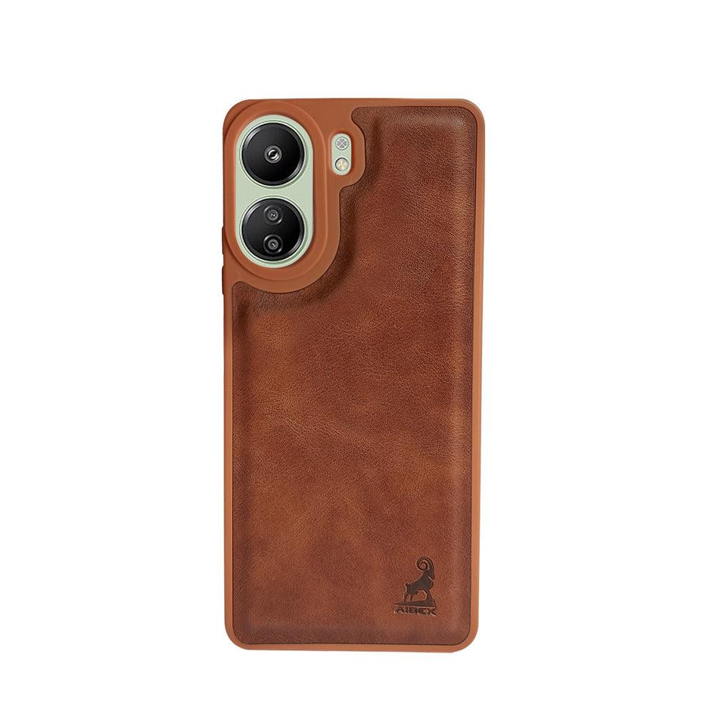 Aibex Shield Back Cover For Xiaomi Redmi 13C 4G / Poco C65 | Vegan Leather - Aibex