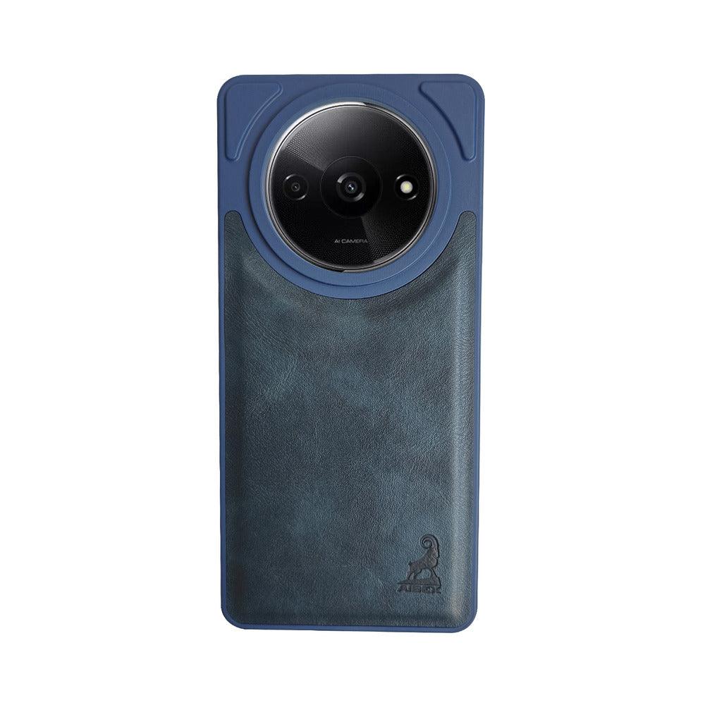 Aibex Shield Back Cover For Poco C61 / Xiaomi Redmi A3 | Vegan Leather - Aibex