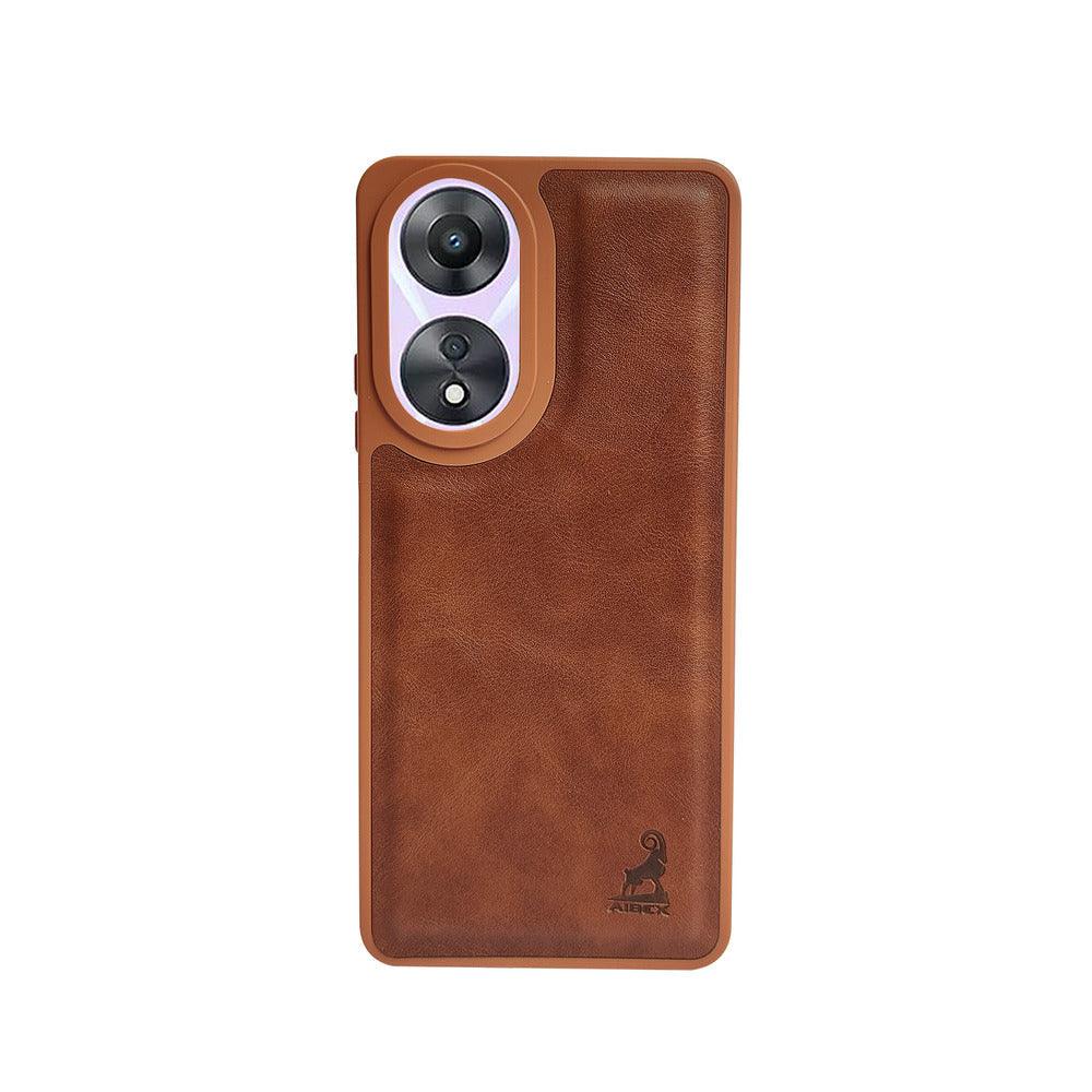 Aibex Shield Back Cover For Oppo A78 5G | Vegan Leather - Aibex