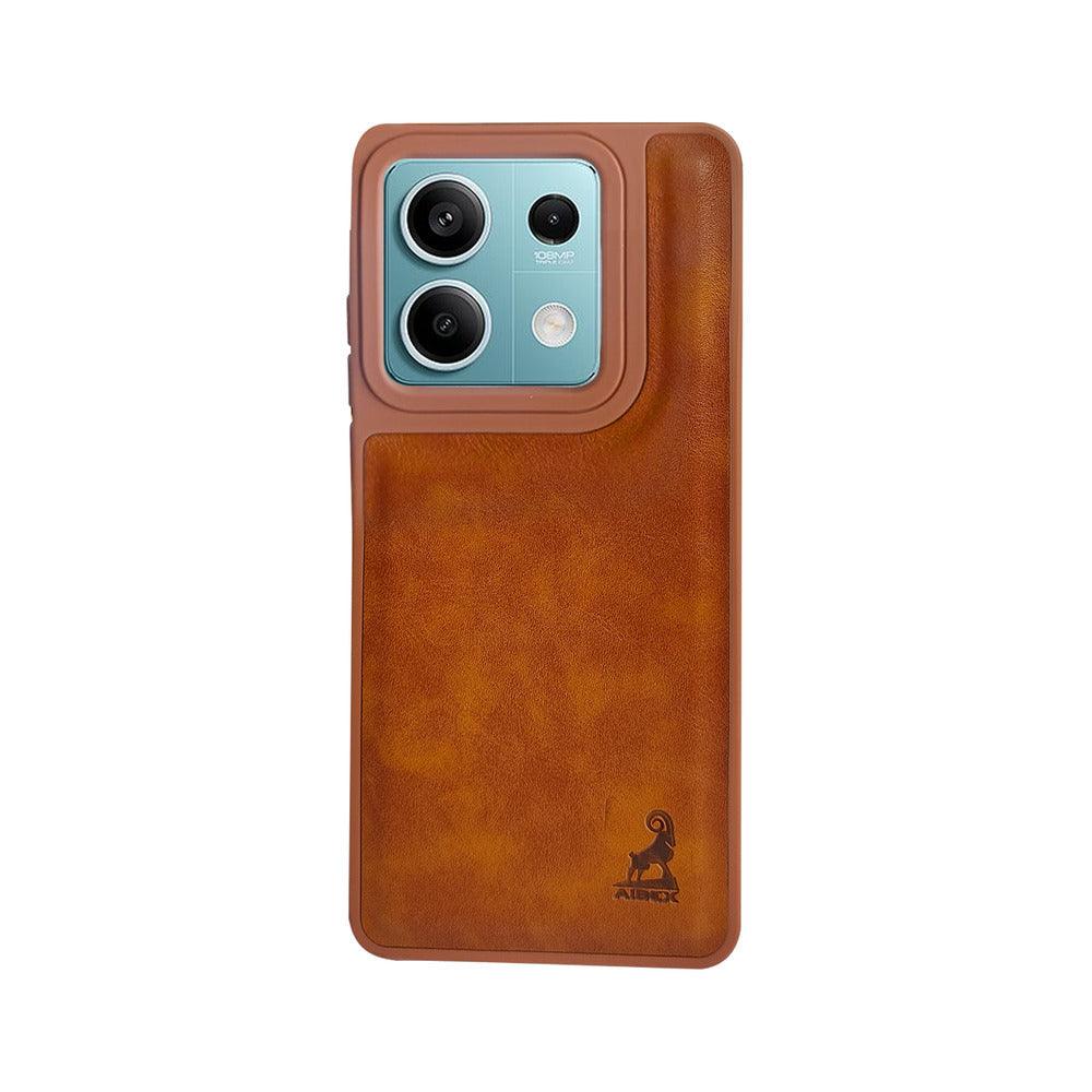 Aibex Shield Back Cover For Xiaomi Redmi Note 13 5G | Vegan Leather - Aibex
