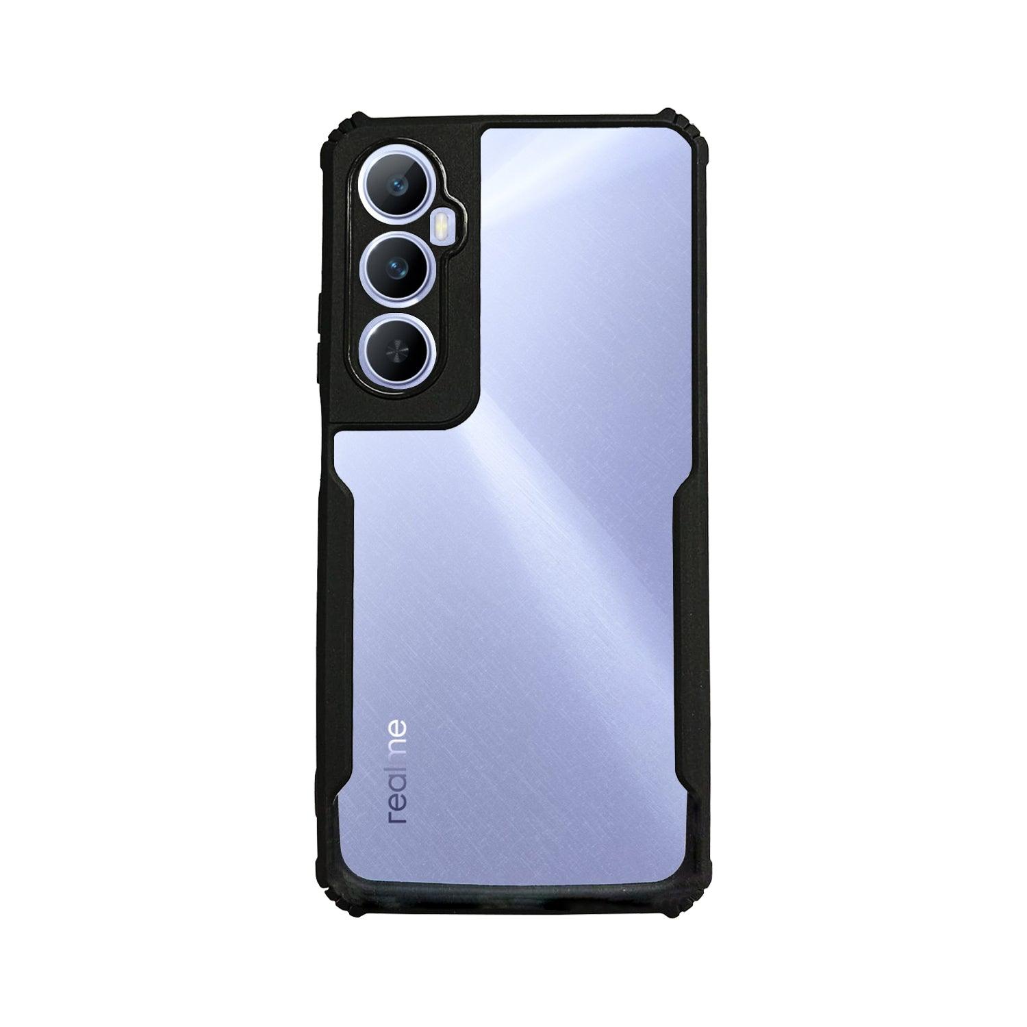 AIBEX Crystal Clear Back Cover Case for Realme C65 | Shock Proof Design | Transparent Back Cover Case - Aibex