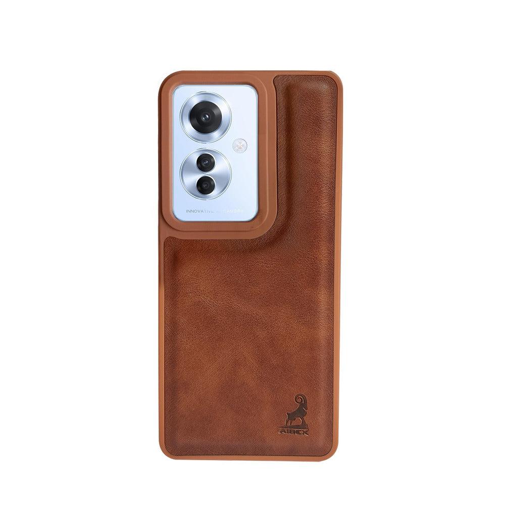 Aibex Shield Back Cover For Oppo F25 Pro 5G | Vegan Leather - Aibex