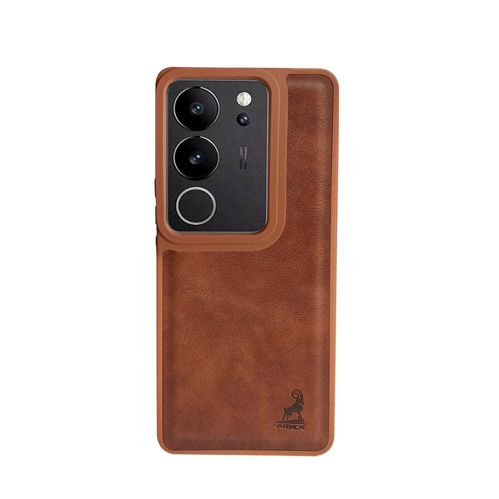 Aibex Shield Back Cover For Vivo V29 Pro 5G | Vegan Leather - Aibex
