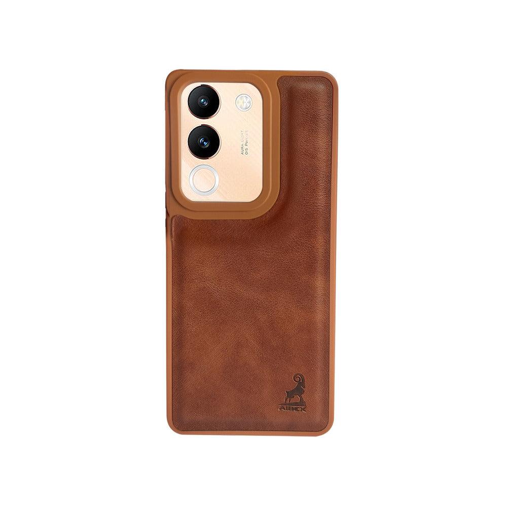 Aibex Shield Back Cover For Vivo V29E 5G | Vegan Leather - Aibex