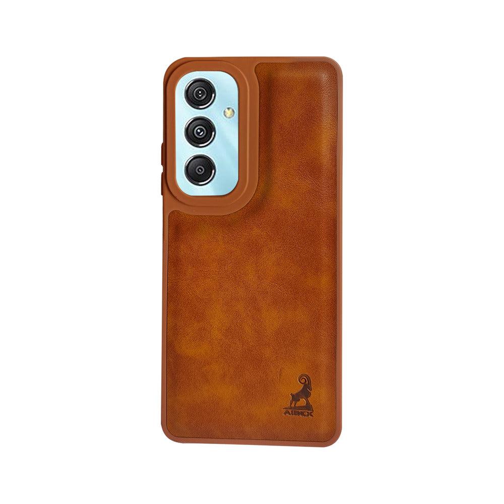 Aibex Shield Back Cover For Samsung Galaxy M34 5G / Samsung Galaxy F34 5G | Vegan Leather - Aibex