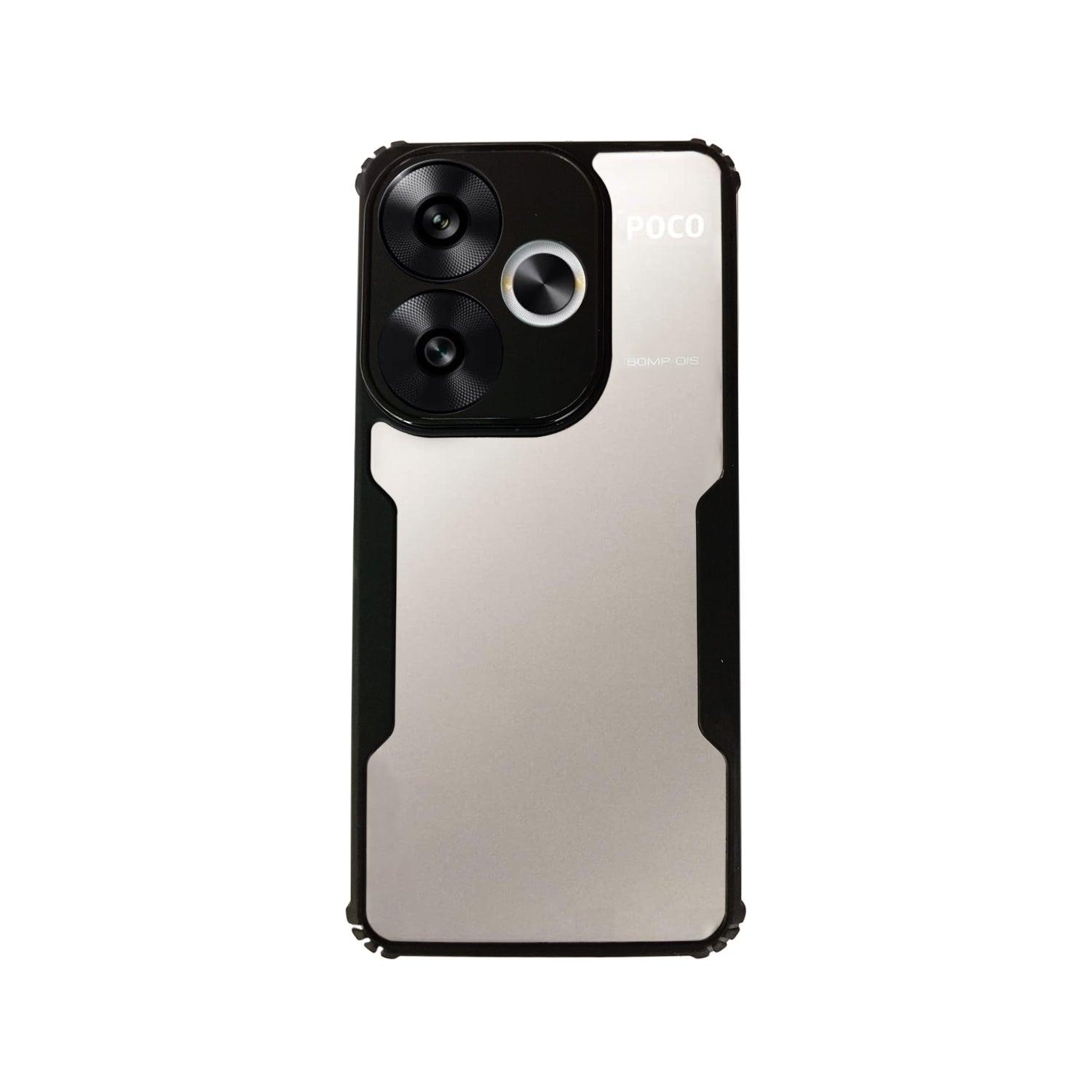 AIBEX Crystal Clear Back Cover Case for Poco F6 | Shock Proof Design | Transparent Back Cover Case - Aibex