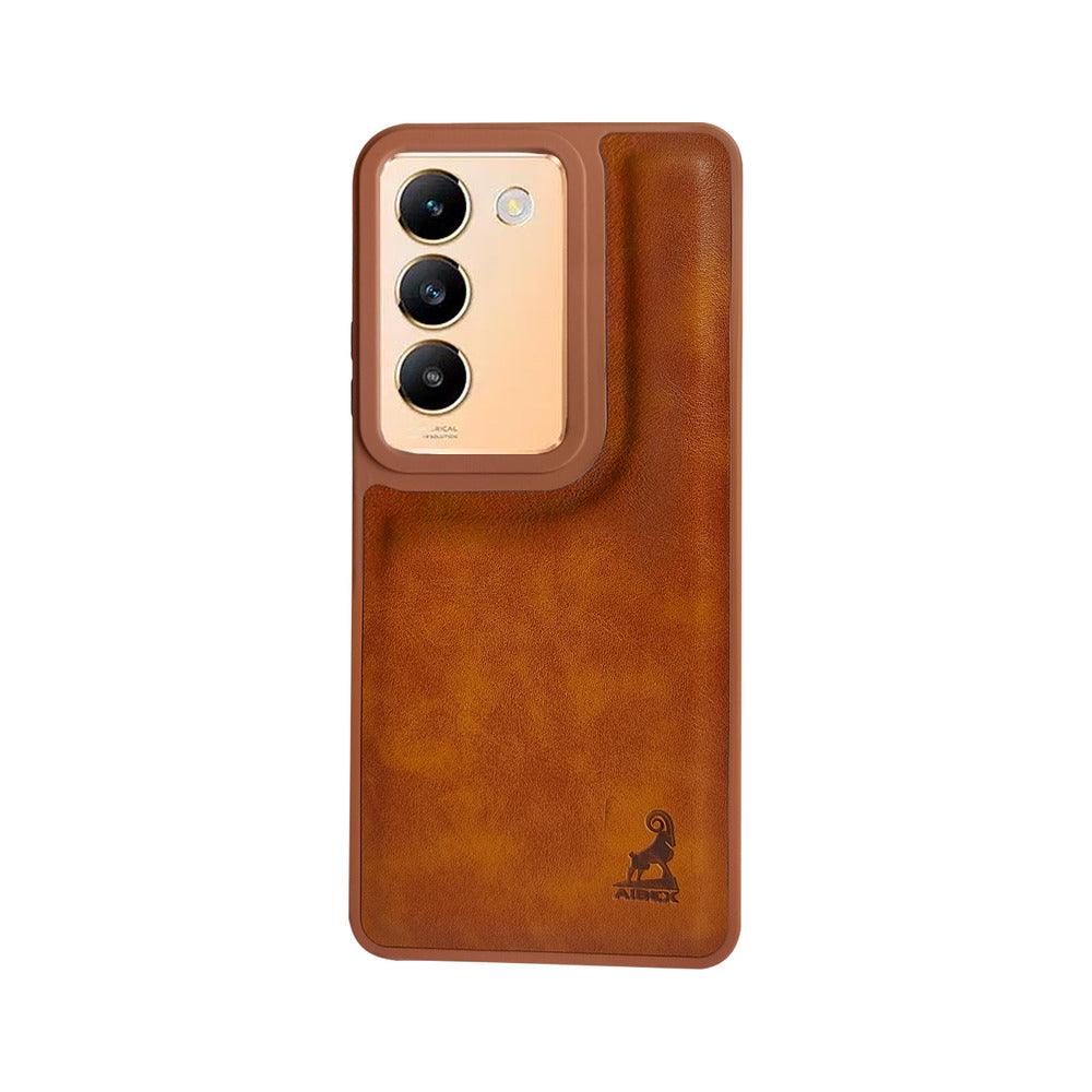 Aibex Shield Back Cover For Vivo T3 5G / Vivo Y200e 5G | Vegan Leather - Aibex