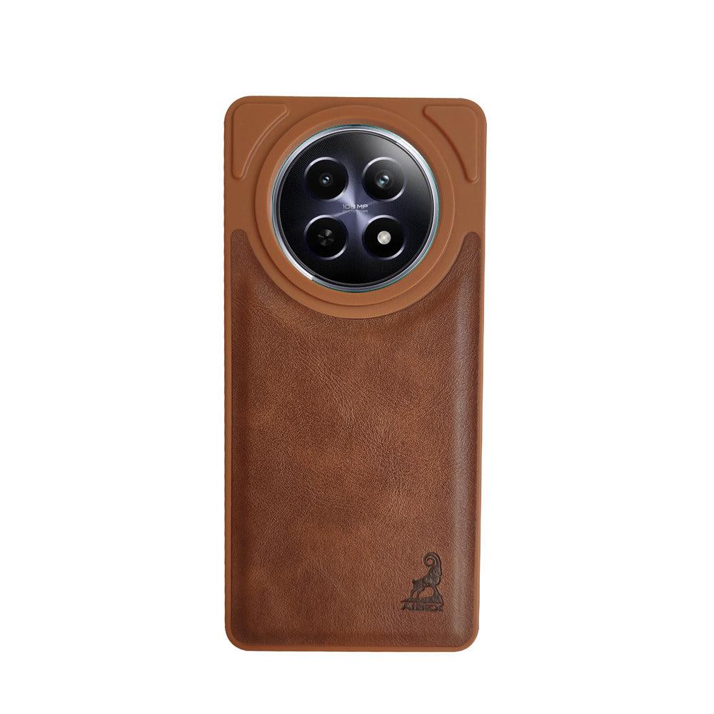Aibex Shield Back Cover For Realme 12 5G | Vegan Leather - Aibex