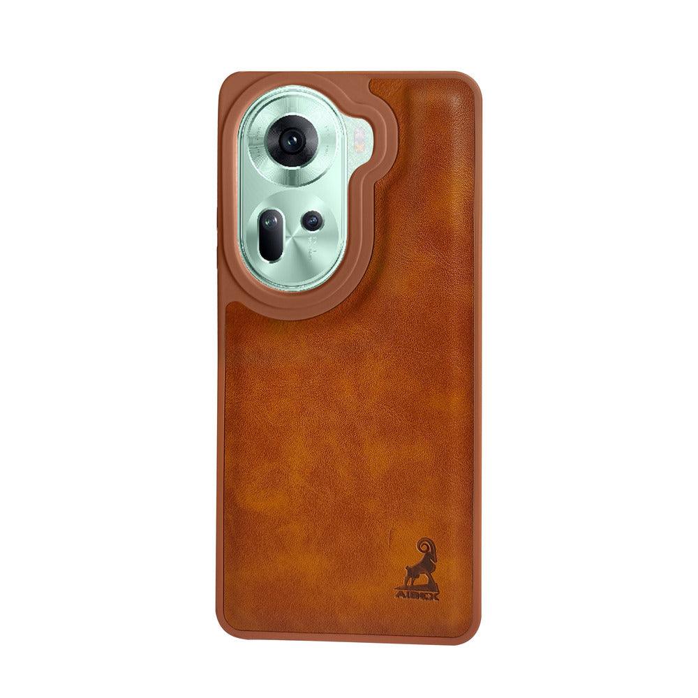 Aibex Shield Back Cover For Oppo Reno 11 5G | Vegan Leather - Aibex