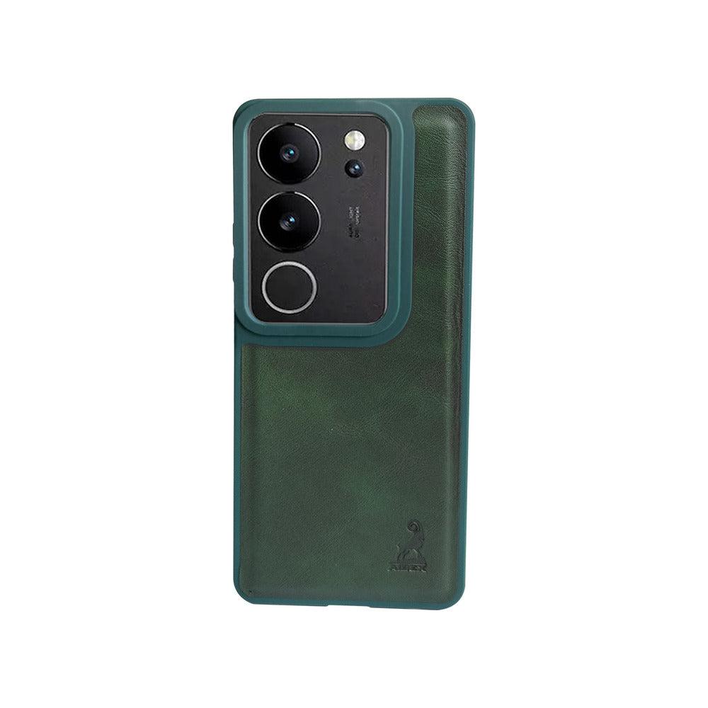 Aibex Shield Back Cover For Vivo V29 Pro 5G | Vegan Leather - Aibex