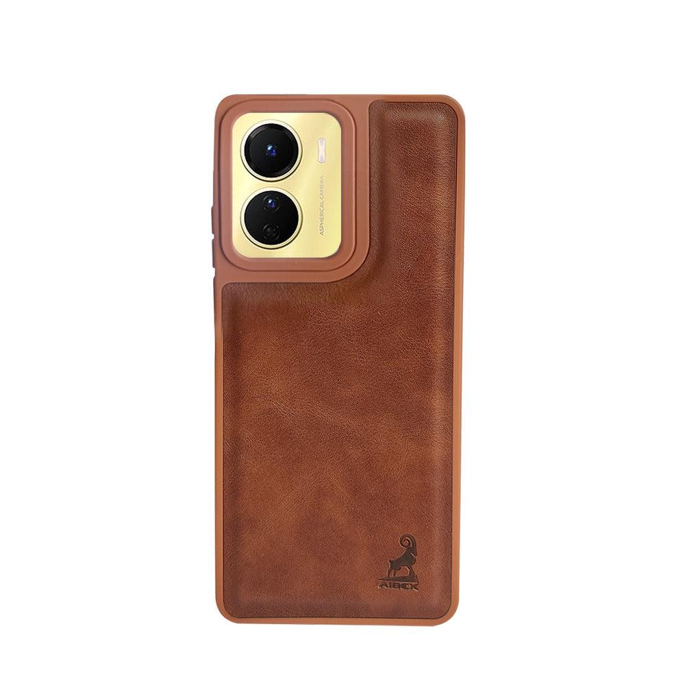 Aibex Shield Back Cover For Vivo Y16 | Vegan Leather - Aibex