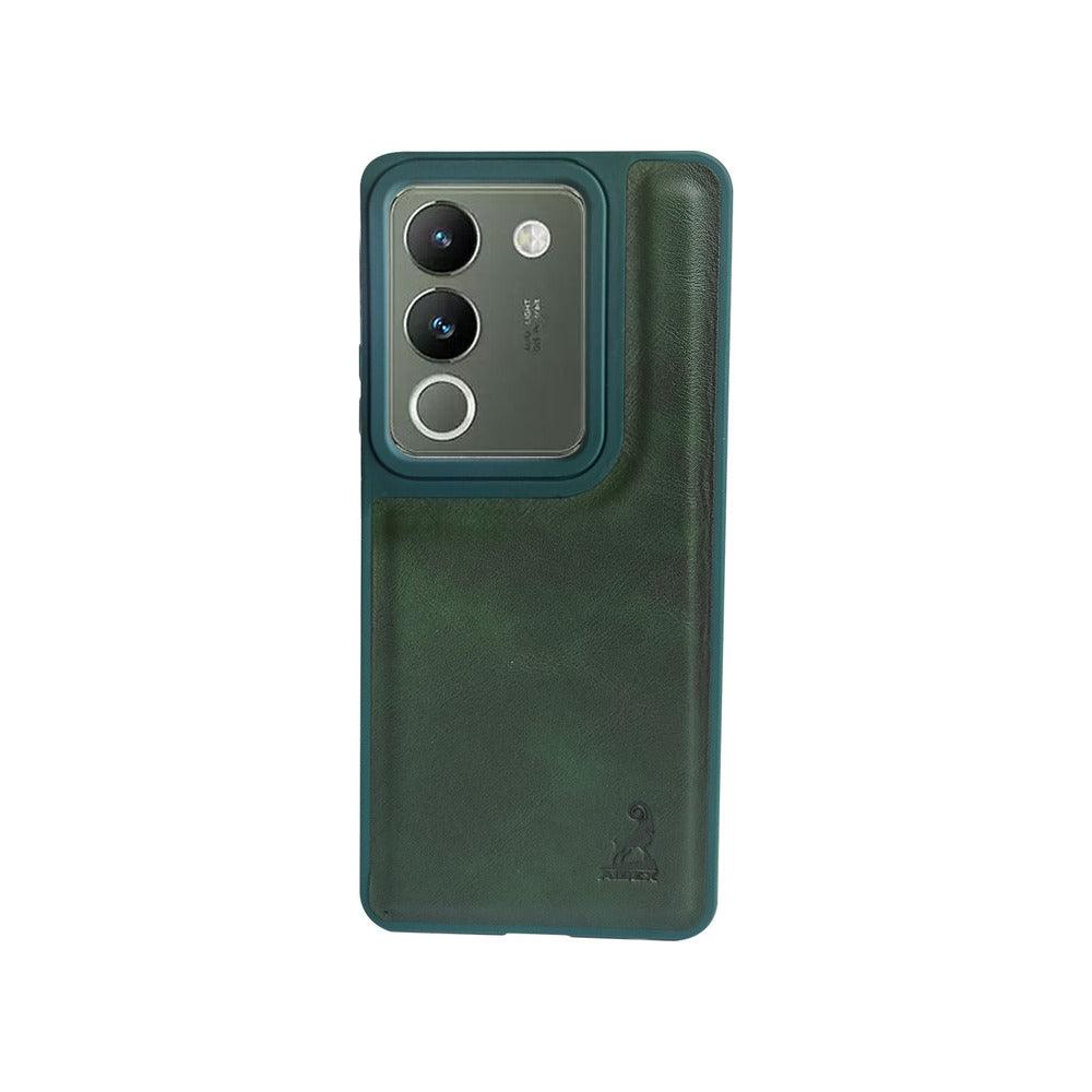 Aibex Shield Back Cover For Vivo Y200 5G | Vegan Leather - Aibex