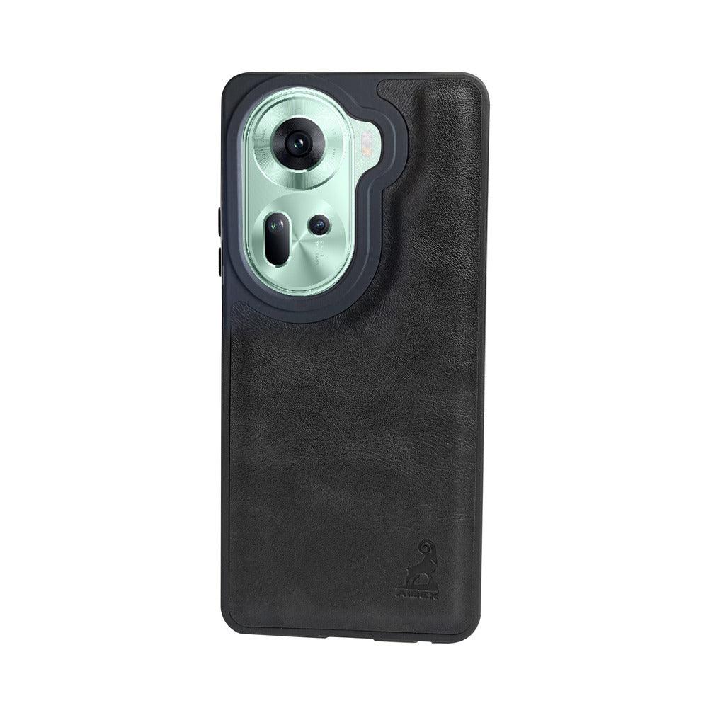 Aibex Shield Back Cover For Oppo Reno 11 5G | Vegan Leather - Aibex