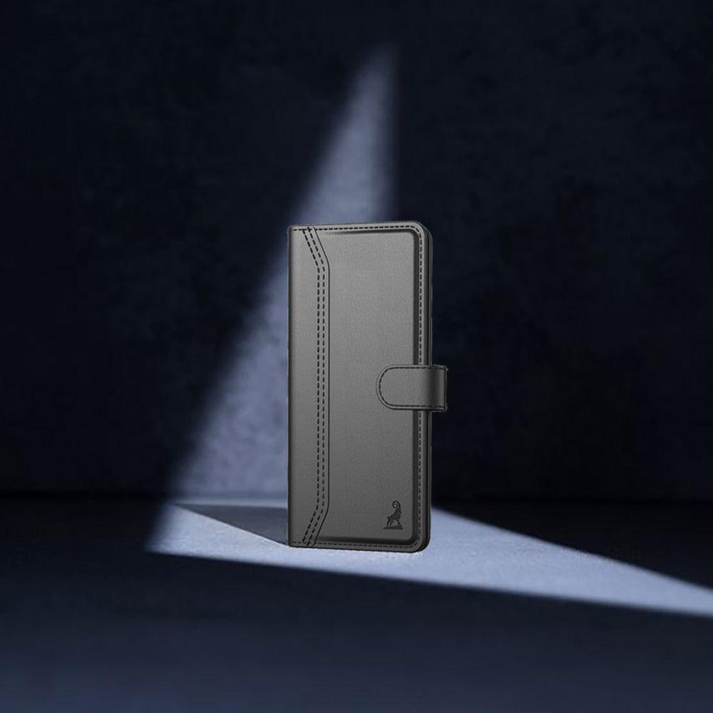 Iqoo z9x 5g Aibex PU Leather Flip Cover Foldable Stand & Pocket Magnetic Closure - Aibex