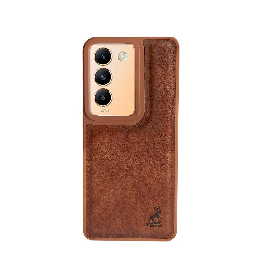 Aibex Shield Back Cover For Vivo T3 5G / Vivo Y200e 5G | Vegan Leather - Aibex