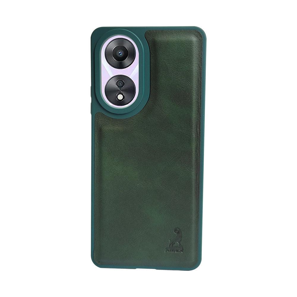 Aibex Shield Back Cover For Oppo A78 5G | Vegan Leather - Aibex
