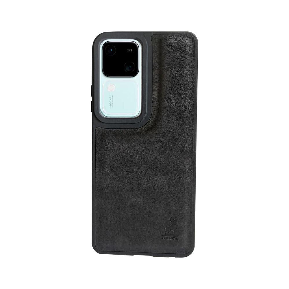 Aibex Shield Back Cover For Vivo V30 5G / Vivo V30 Pro 5G | Vegan Leather - Aibex