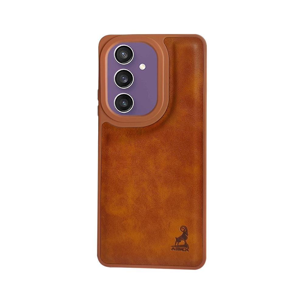 Aibex Shield Back Cover For Samsung Galaxy S23FE | Vegan Leather - Aibex