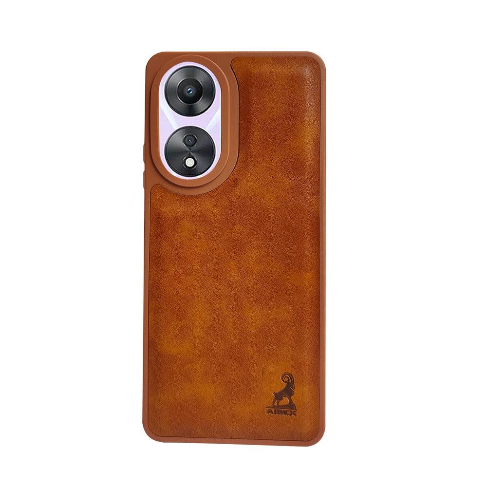 Aibex Shield Back Cover For Oppo A78 5G | Vegan Leather - Aibex
