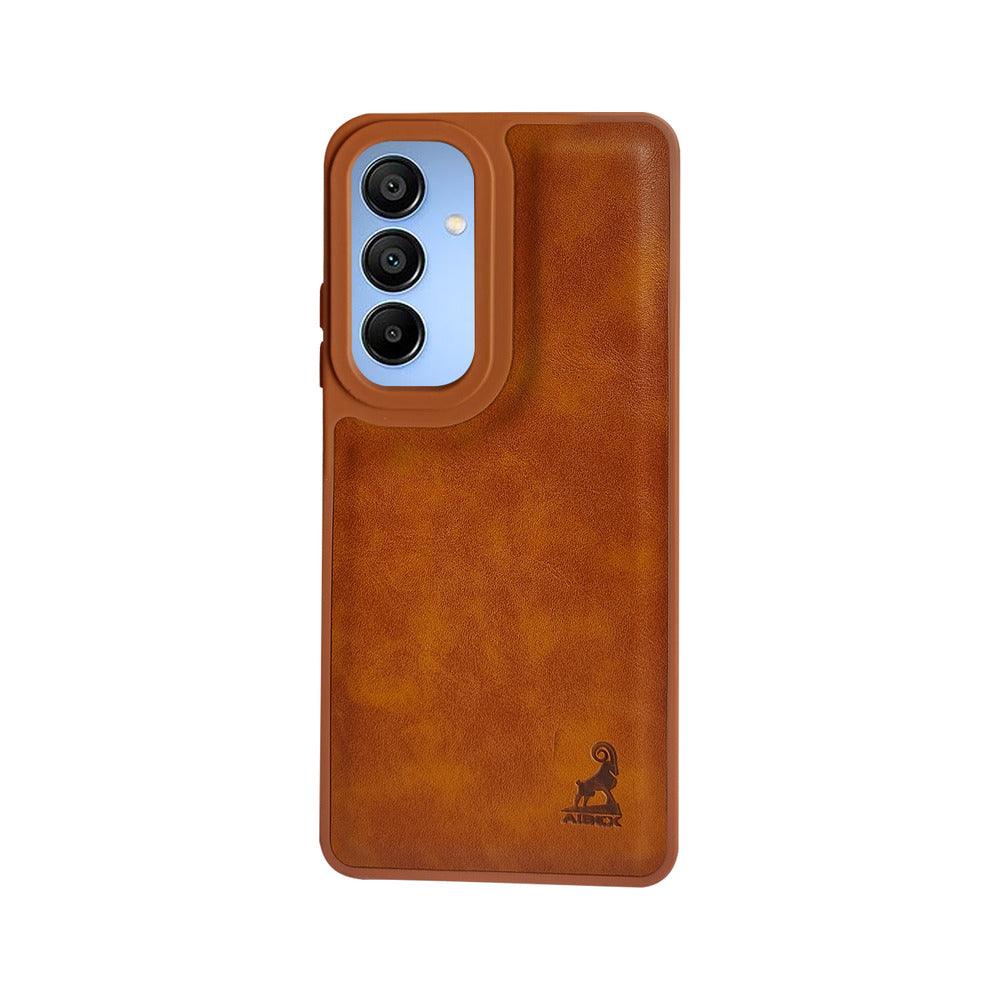 Aibex Shield Back Cover For Samsung Galaxy A15 5G | Vegan Leather - Aibex