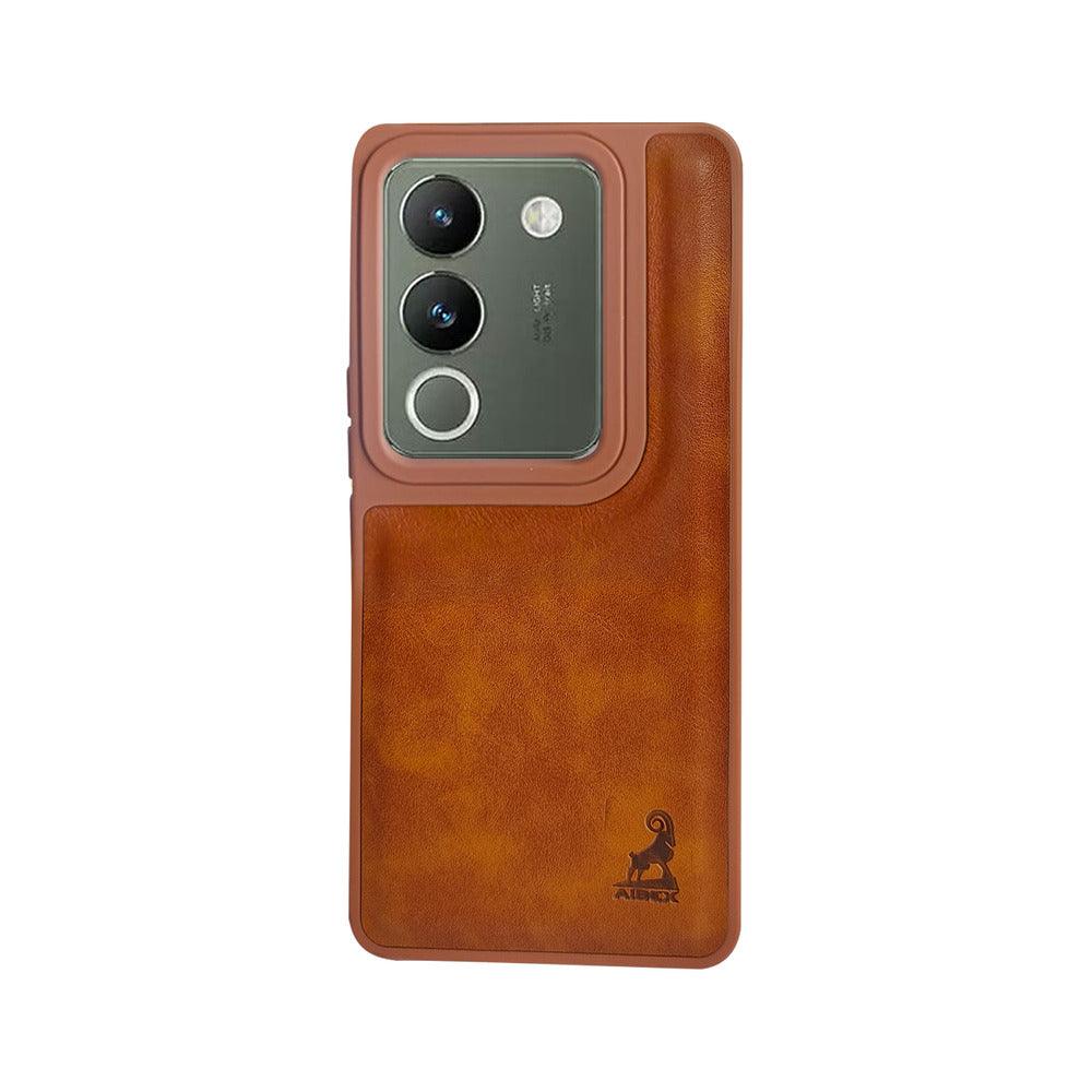 Aibex Shield Back Cover For Vivo Y200 5G | Vegan Leather - Aibex