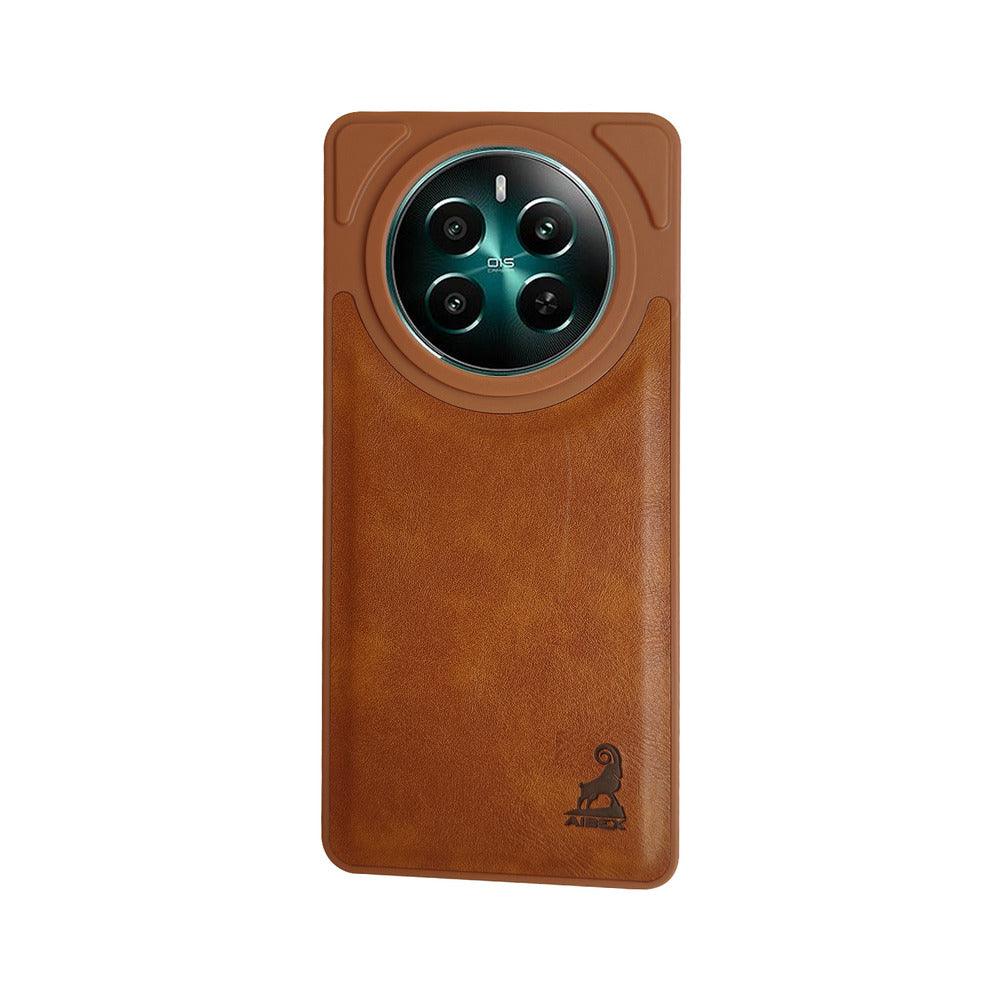 Aibex Shield Back Cover For realme P1 5G / Realme 12 Plus 5G / Realme Narzo 70 Pro 5G | Vegan Leather - Aibex