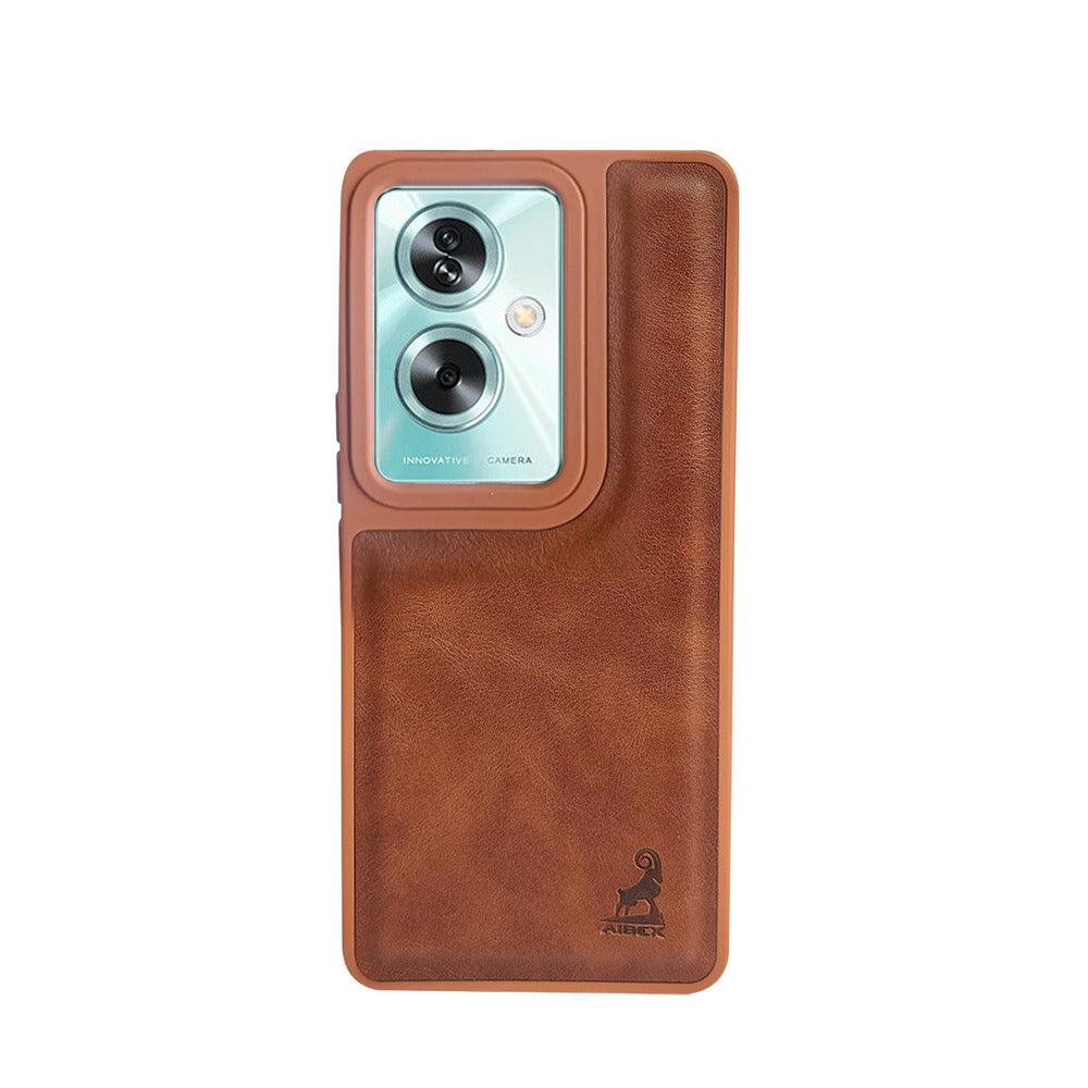 Aibex Shield Back Cover For Oppo A79 5G | Vegan Leather - Aibex