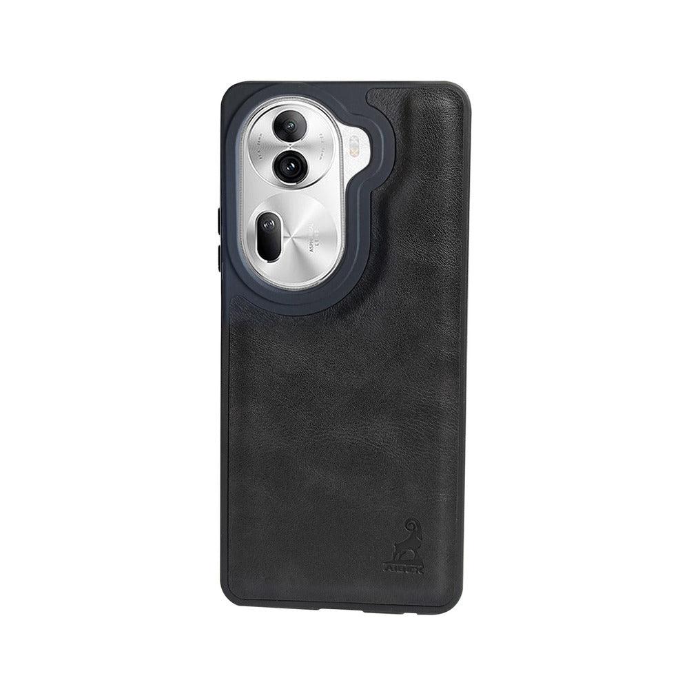 Aibex Shield Back Cover For Oppo Reno 11 Pro | Vegan Leather - Aibex