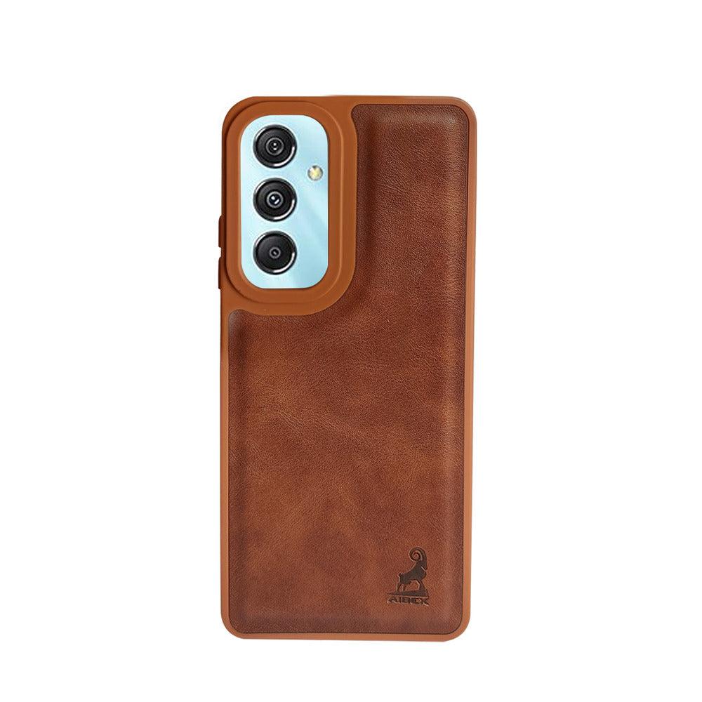 Aibex Shield Back Cover For Samsung Galaxy M34 5G / Samsung Galaxy F34 5G | Vegan Leather - Aibex