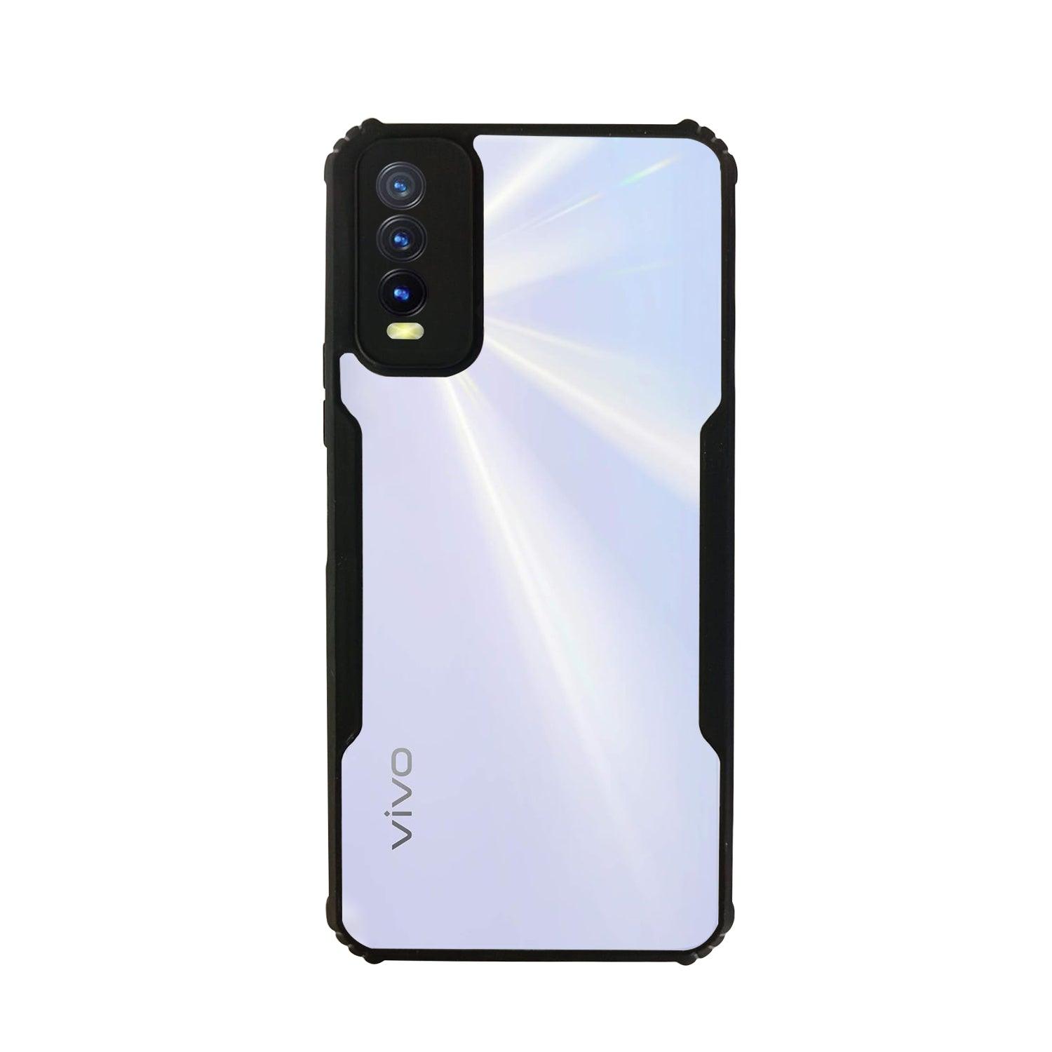 AIBEX Crystal Clear Back Cover Case for Vivo Y200 Pro | Shock Proof Design | Transparent Back Cover Case - Aibex