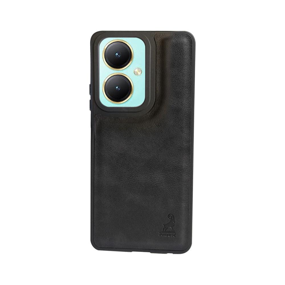 Aibex Shield Back Cover For Vivo Y27 4G | Vegan Leather - Aibex