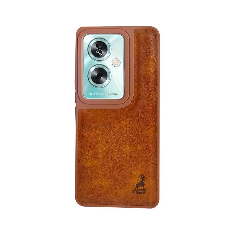 Aibex Shield Back Cover For Oppo A79 5G | Vegan Leather - Aibex