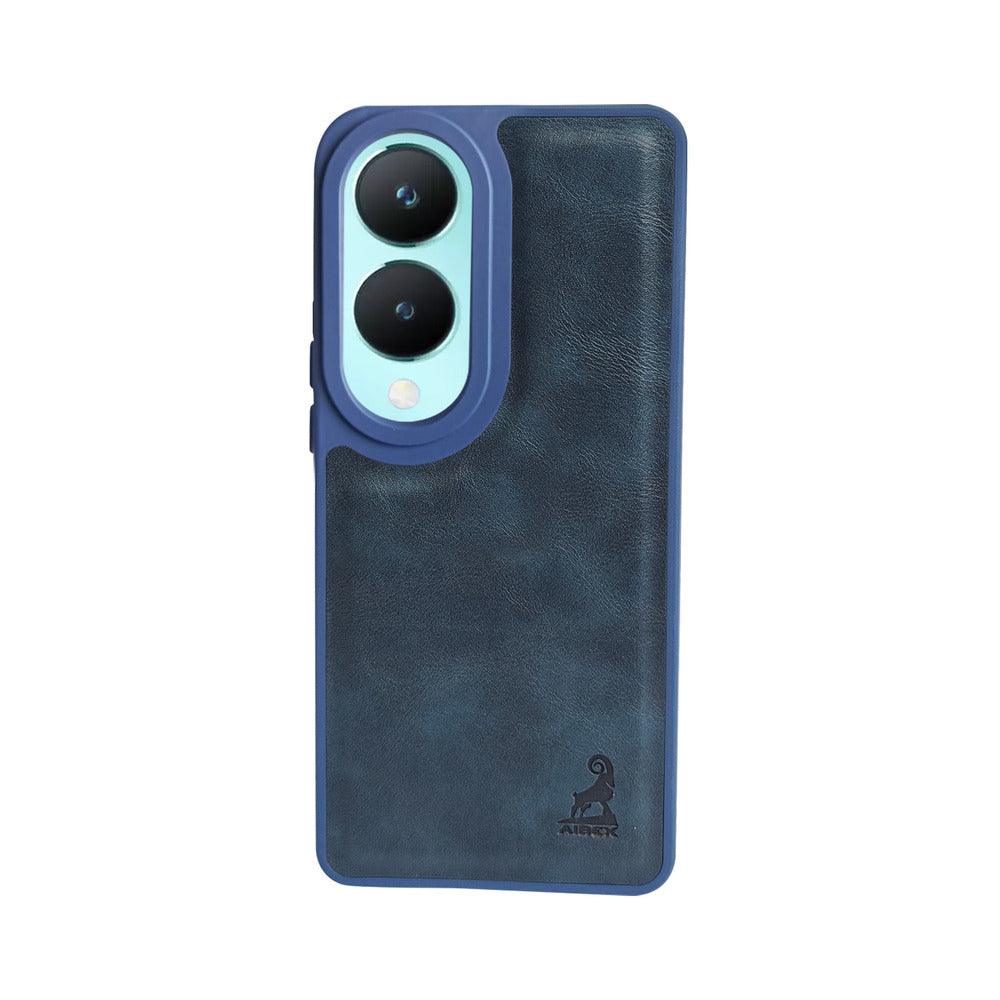 Aibex Shield Back Cover For Vivo Y28 5G / Vivo Y17s 4G | Vegan Leather - Aibex