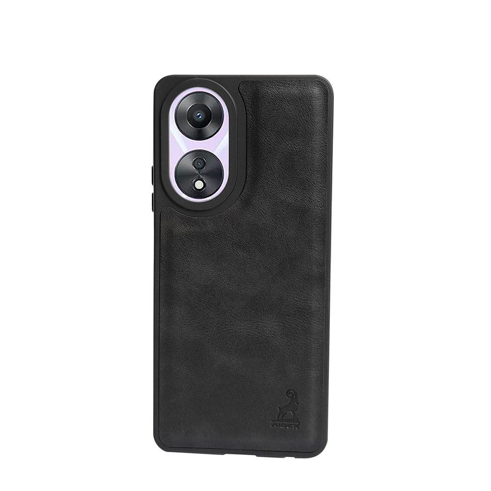 Aibex Shield Back Cover For Oppo A78 5G | Vegan Leather - Aibex