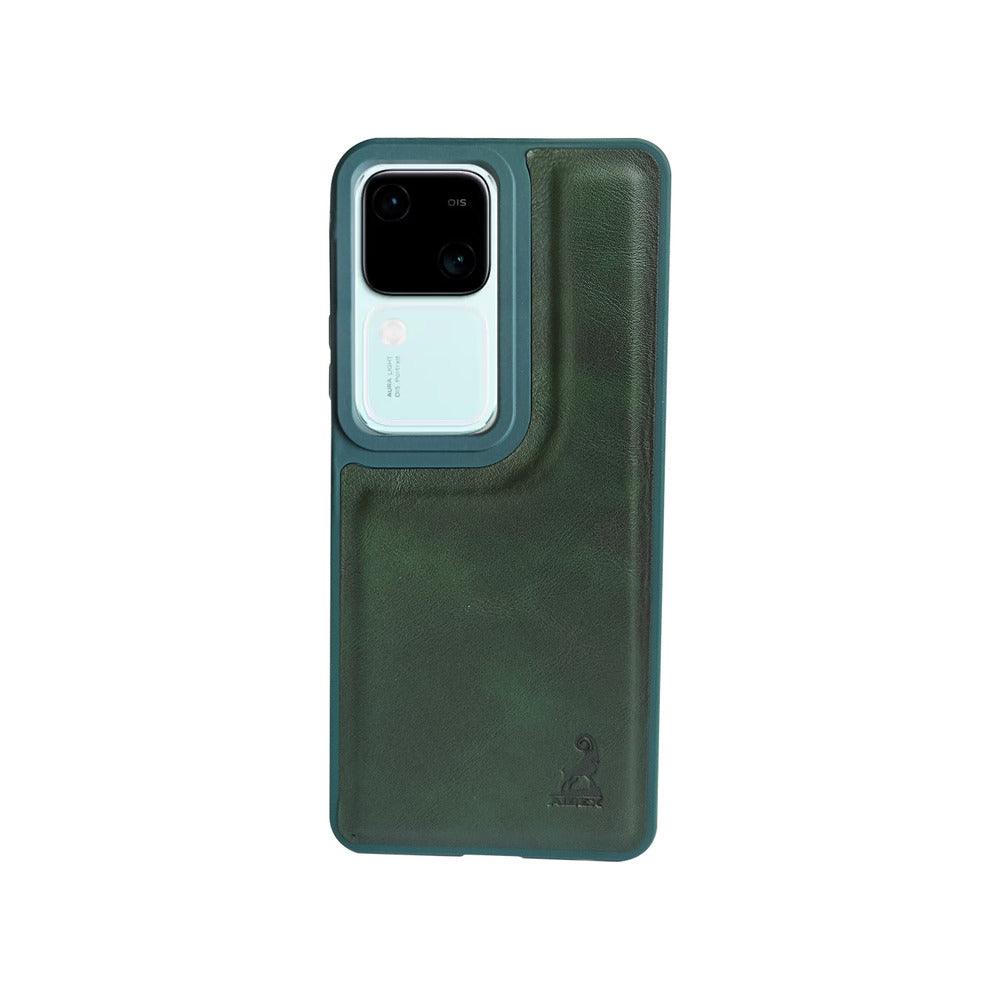 Aibex Shield Back Cover For Vivo V30 5G / Vivo V30 Pro 5G | Vegan Leather - Aibex