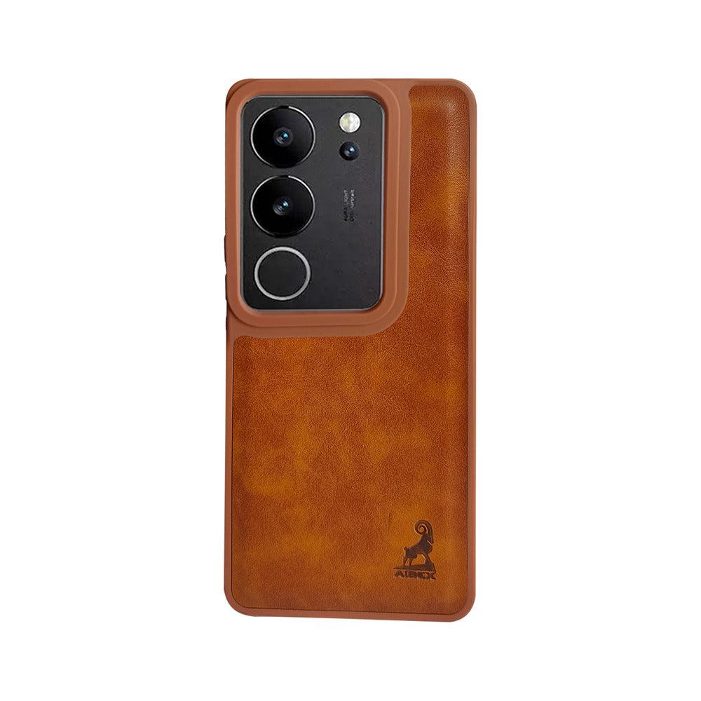 Aibex Shield Back Cover For Vivo V29 Pro 5G | Vegan Leather - Aibex