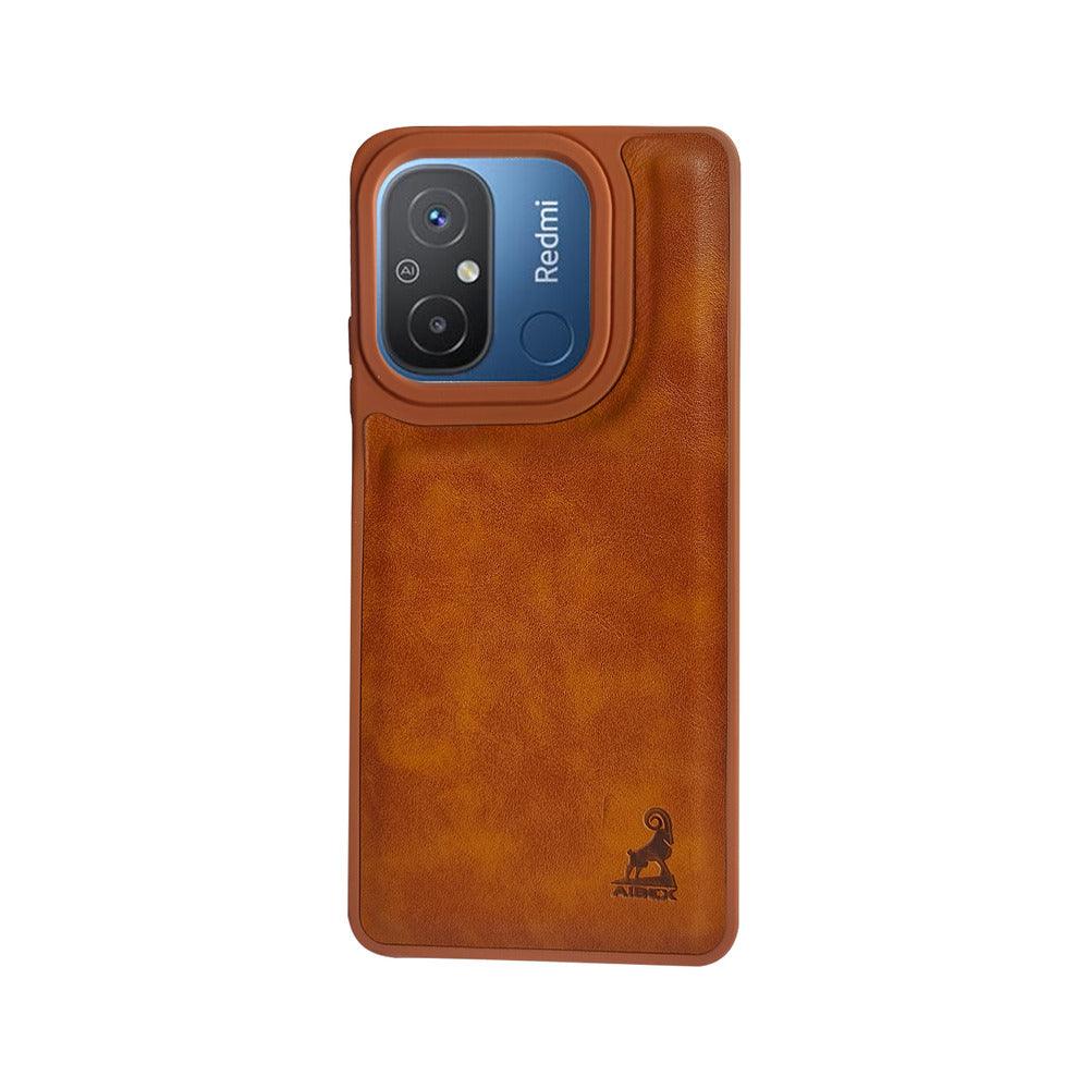 Aibex Shield Back Cover For Xiaomi Redmi 12C | Vegan Leather - Aibex