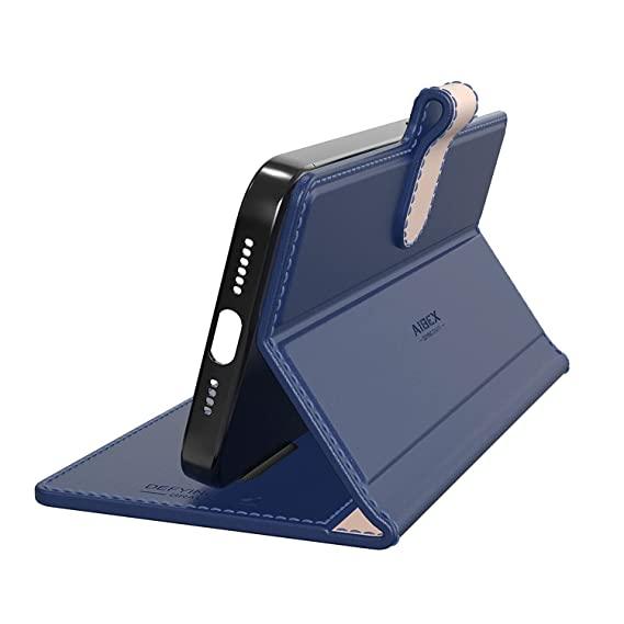 Vivo y58 5g Aibex PU Leather Flip Cover Foldable Stand & Pocket Magnetic Closure - Aibex