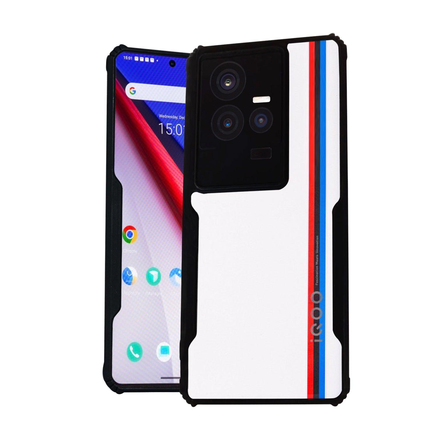 AIBEX Crystal Clear Back Cover Case for Iqoo 11 | Shock Proof Design | Transparent Back Cover Case - Aibex