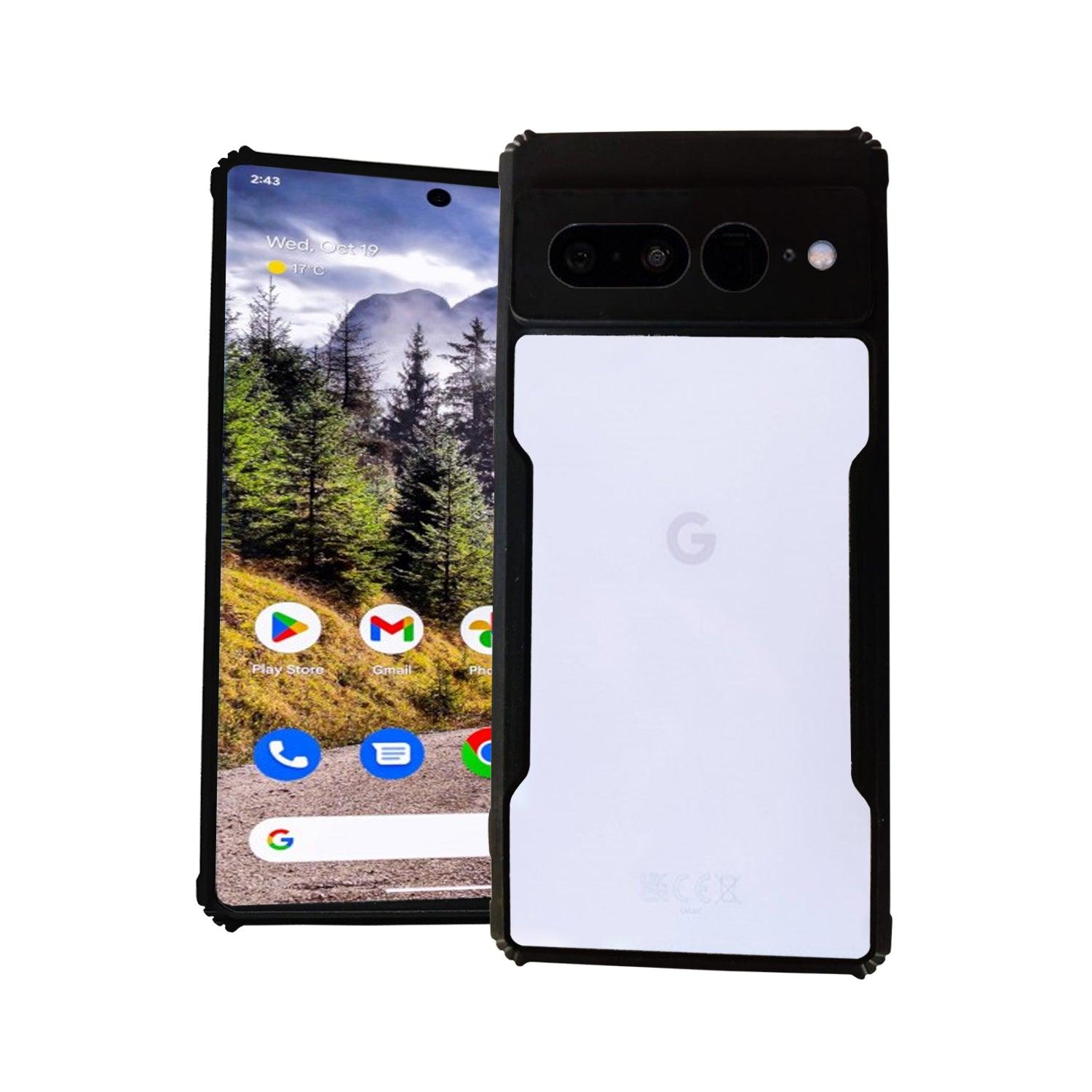 AIBEX Crystal Clear Back Cover Case for Google Pixel 7 Pro | Shock Proof Design | Transparent Back Cover Case - Aibex