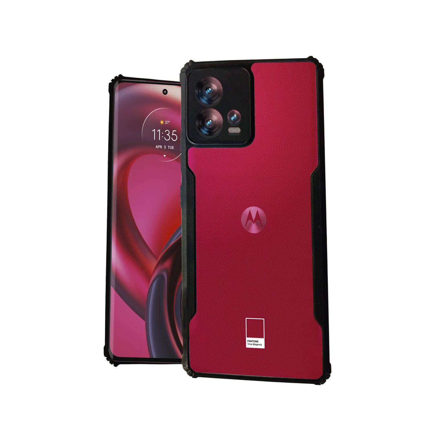 AIBEX Crystal Clear Back Cover Case for Motorola Edge 30 Fusion | Shock Proof Design | Transparent Back Cover Case - Aibex