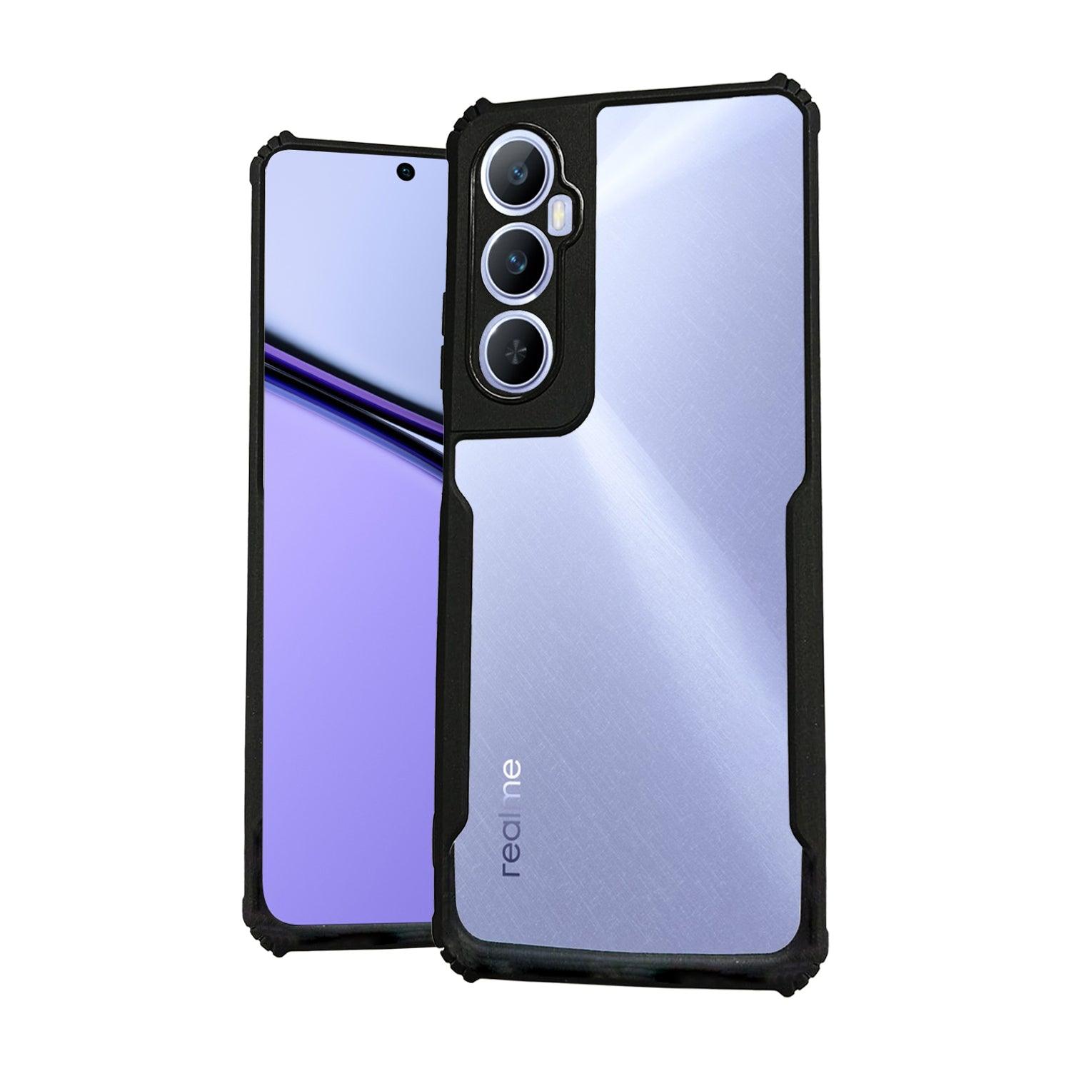 AIBEX Crystal Clear Back Cover Case for Realme C65 | Shock Proof Design | Transparent Back Cover Case - Aibex