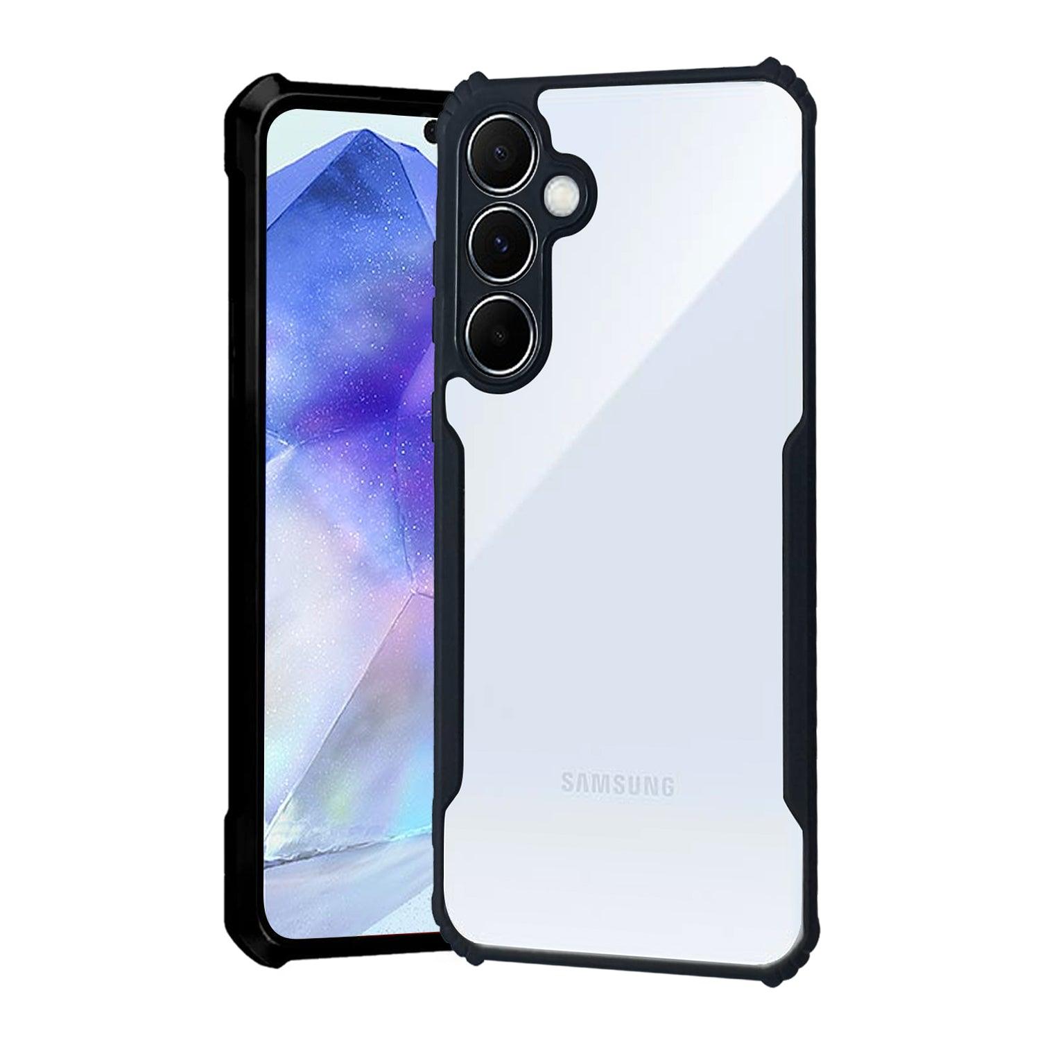 AIBEX Crystal Clear Back Cover Case for Samsung A55 5g | Shock Proof Design | Transparent Back Cover Case - Aibex