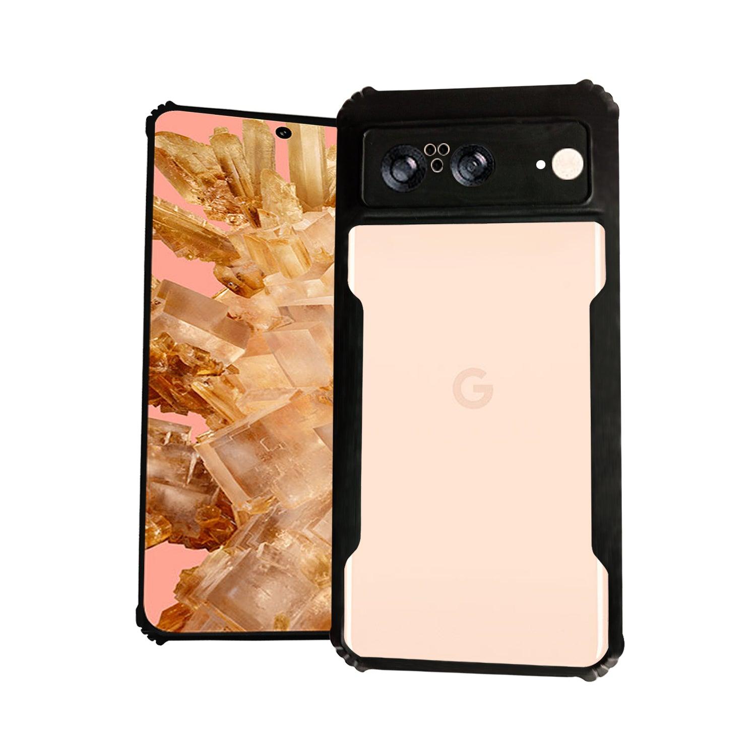 AIBEX Crystal Clear Back Cover Case for Google Pixel 8 Pro | Shock Proof Design | Transparent Back Cover Case - Aibex