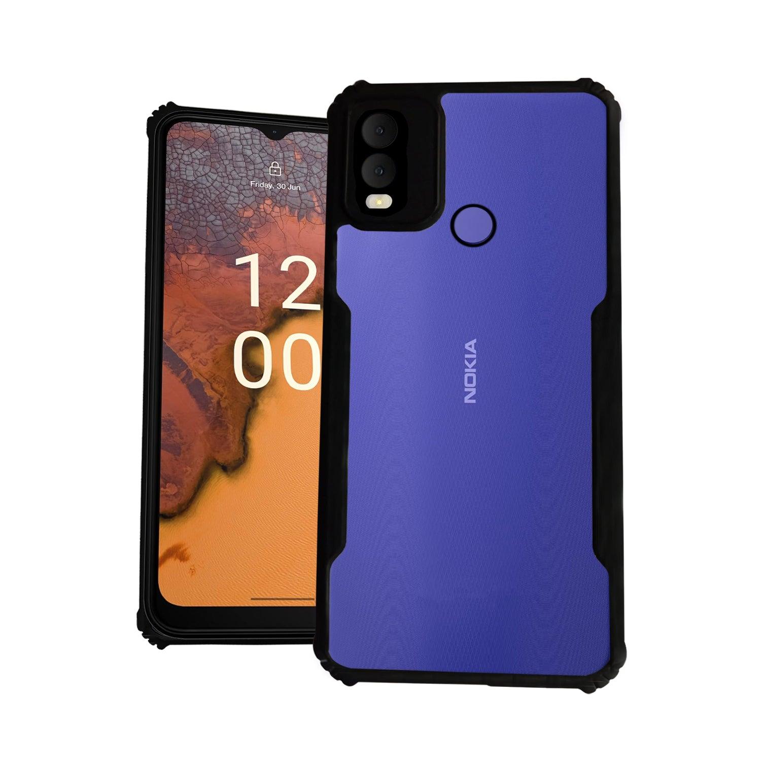 AIBEX Crystal Clear Back Cover Case for Nokia C22 | Shock Proof Design | Transparent Back Cover Case - Aibex