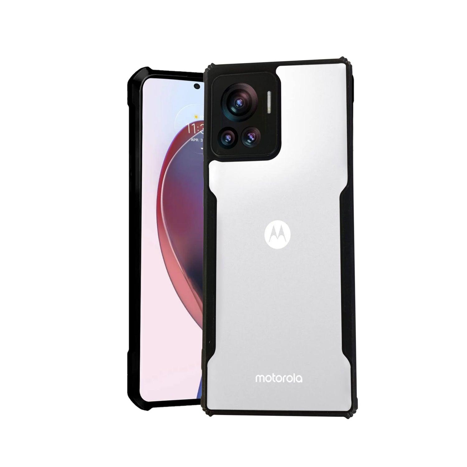 AIBEX Crystal Clear Back Cover Case for Motorola Edge 30 Ultra | Shock Proof Design | Transparent Back Cover Case - Aibex