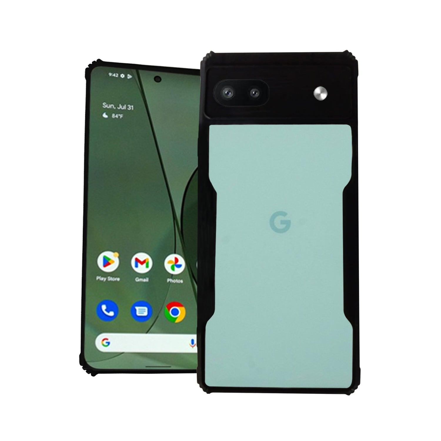 AIBEX Crystal Clear Back Cover Case for Google Pixel 6A | Shock Proof Design | Transparent Back Cover Case - Aibex